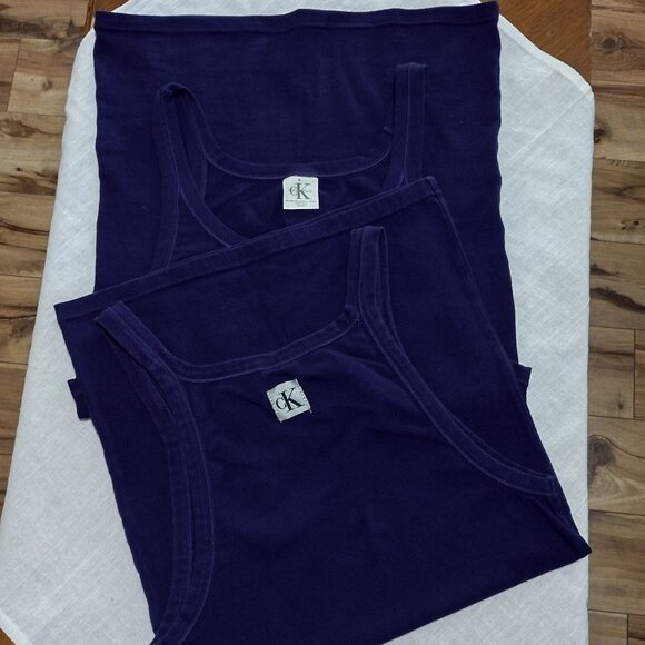2 VTG Calvin Klein Men's Tank Tops - Picture 8 of 14